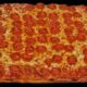 classic pepperoni and cheese sheet pizza